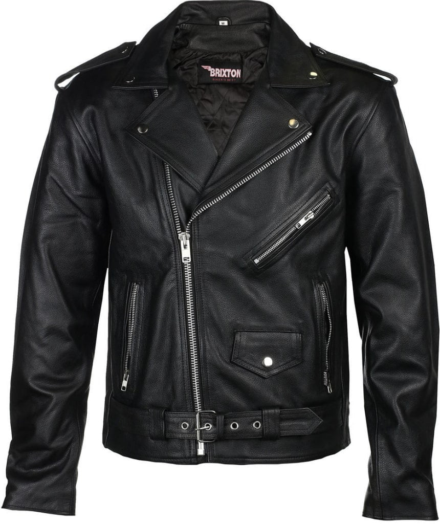 Pánské kožené bundy, křivák