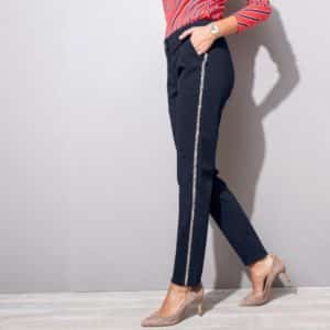 Kalhoty s lampasy, móda a styl